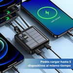 EnerMax Solar® – Cargador Portátil con Carga Dual USB y Solar