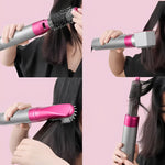 AirGlow Pro™ – Cepillo Secador Multifuncional 5 en 1 para un Cabello de Salón en Casa